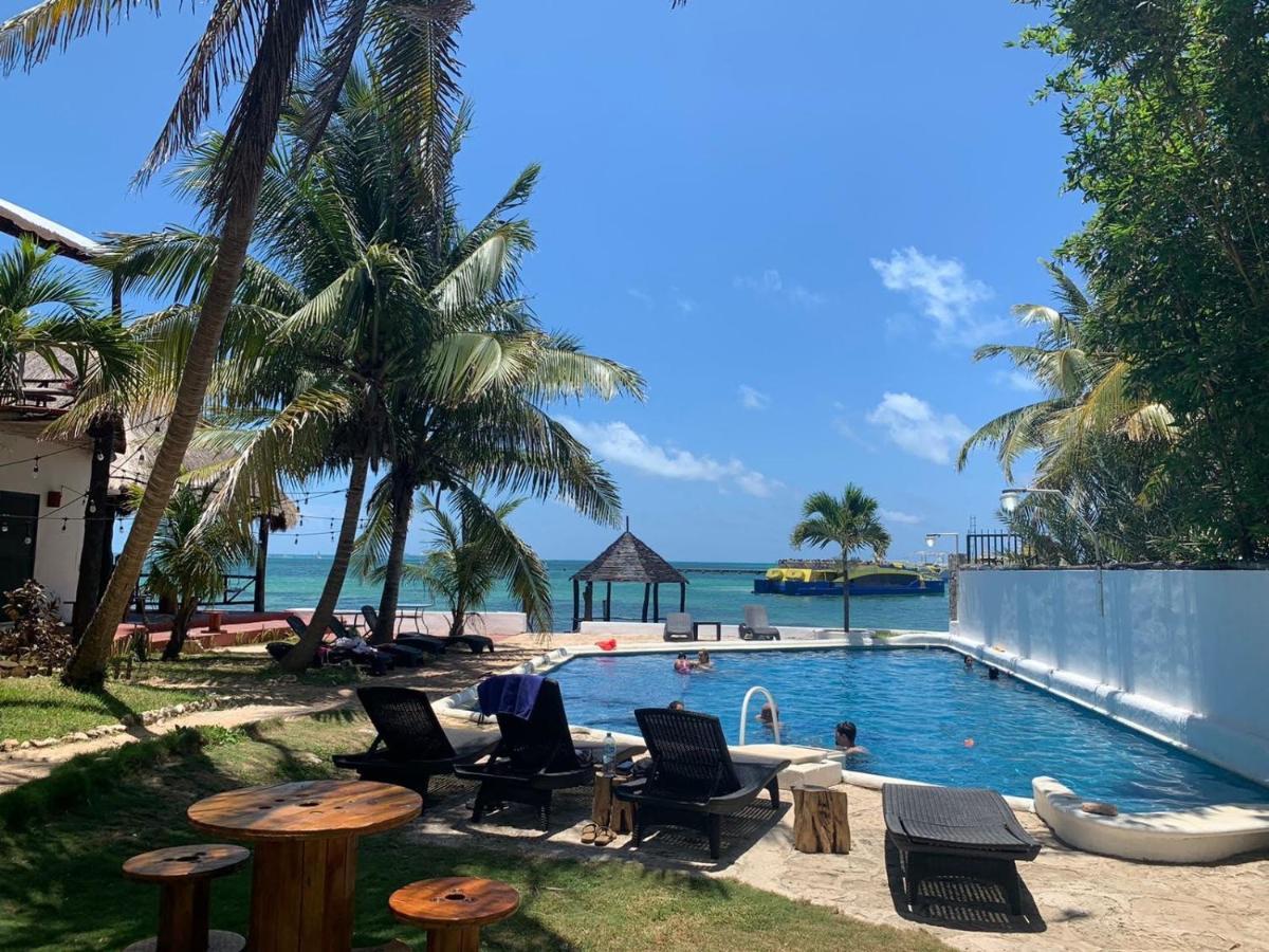 Casa Caribe Канкун Екстер'єр фото The beach at the resort